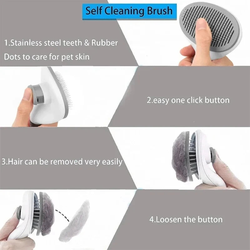 Self-cleaning Pet Comb