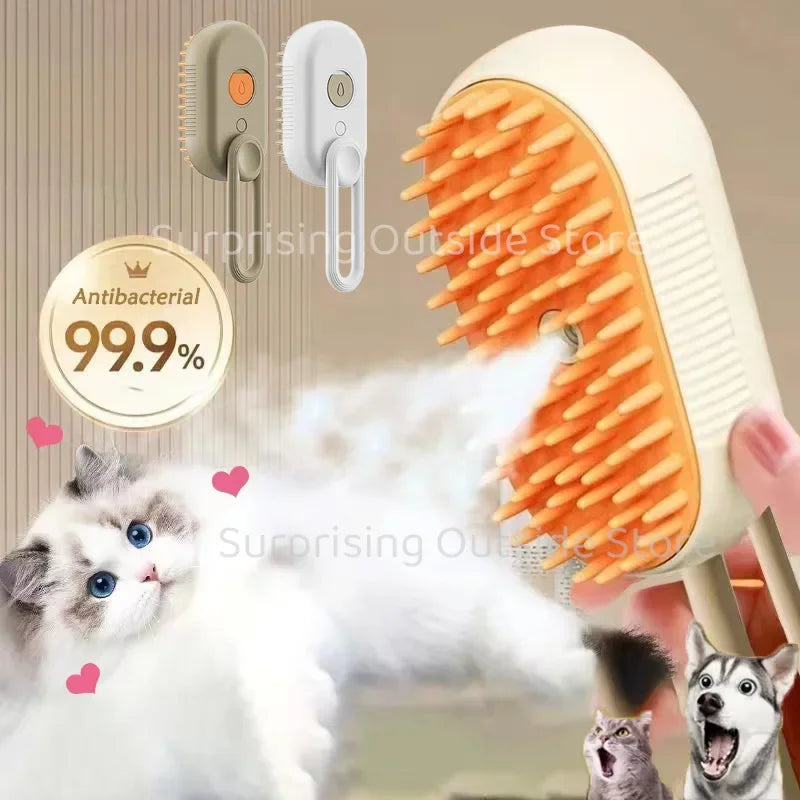 3-in-1 Electric Pet Grooming Brush