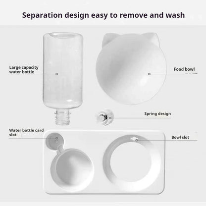 Tilted Pet Water and Food Bowl